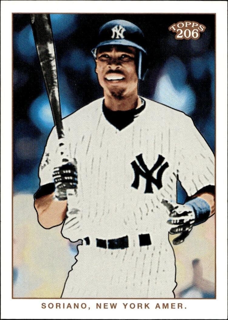 Alfonso Soriano 2002 Topps 206 Alfonso Soriano #28 baseball trading card front