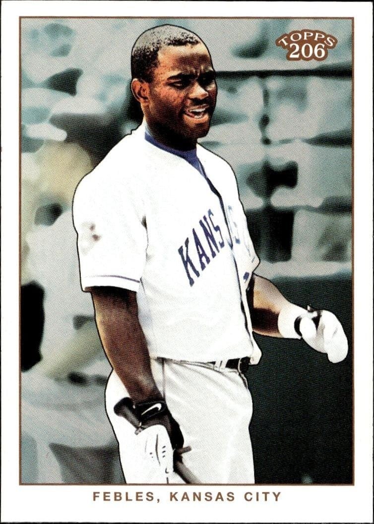 2002 Topps T206 Carlos Febles #207 trading card