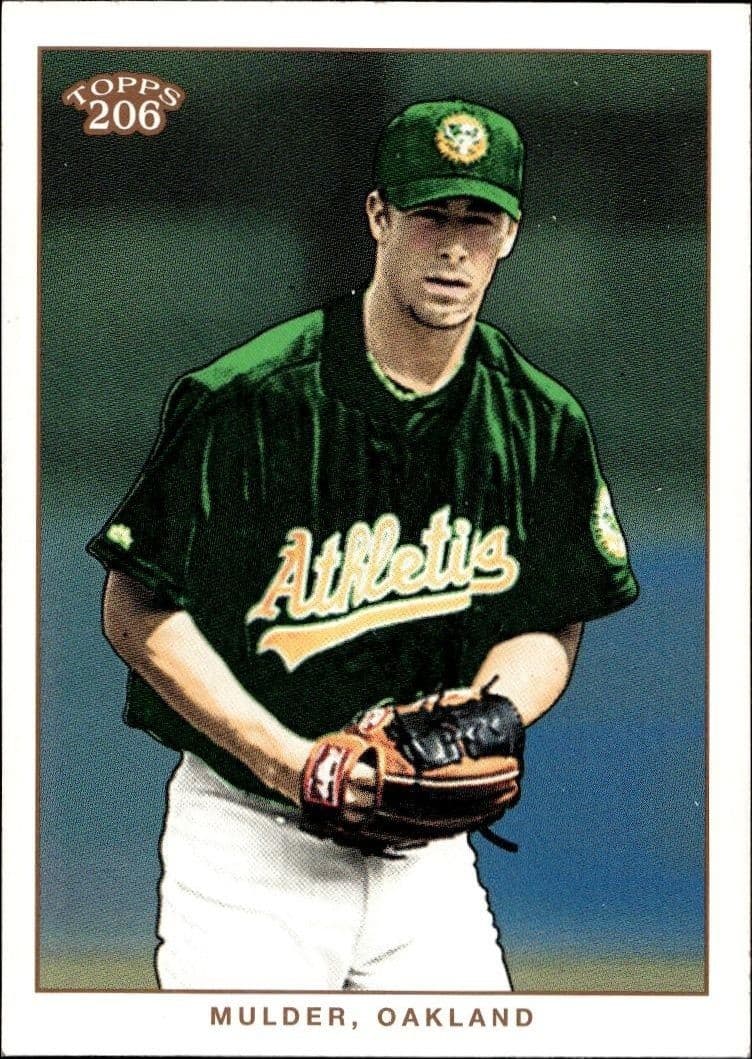 2002 Topps T206 Mark Mulder #7 trading card