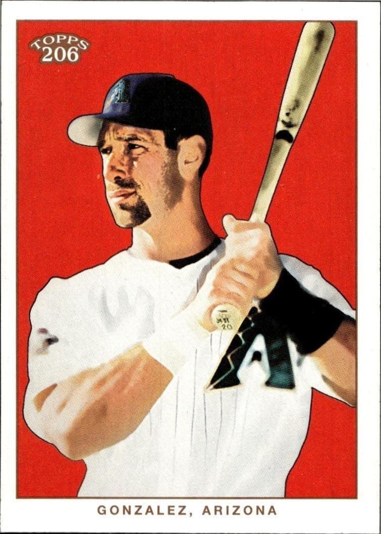 Luis Gonzalez 2002 Topps 206 Luis Gonzalez #239 baseball trading card front
