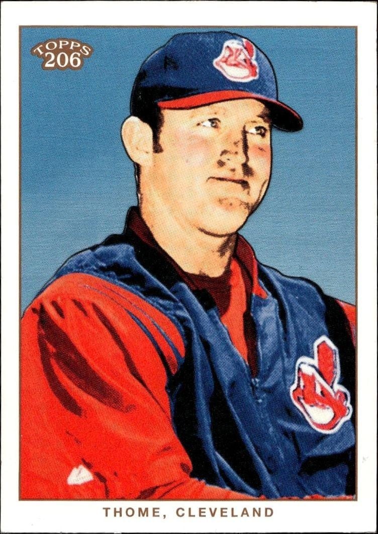 Jim Thome 2002 Topps 206 Jim Thome #129 baseball trading card front
