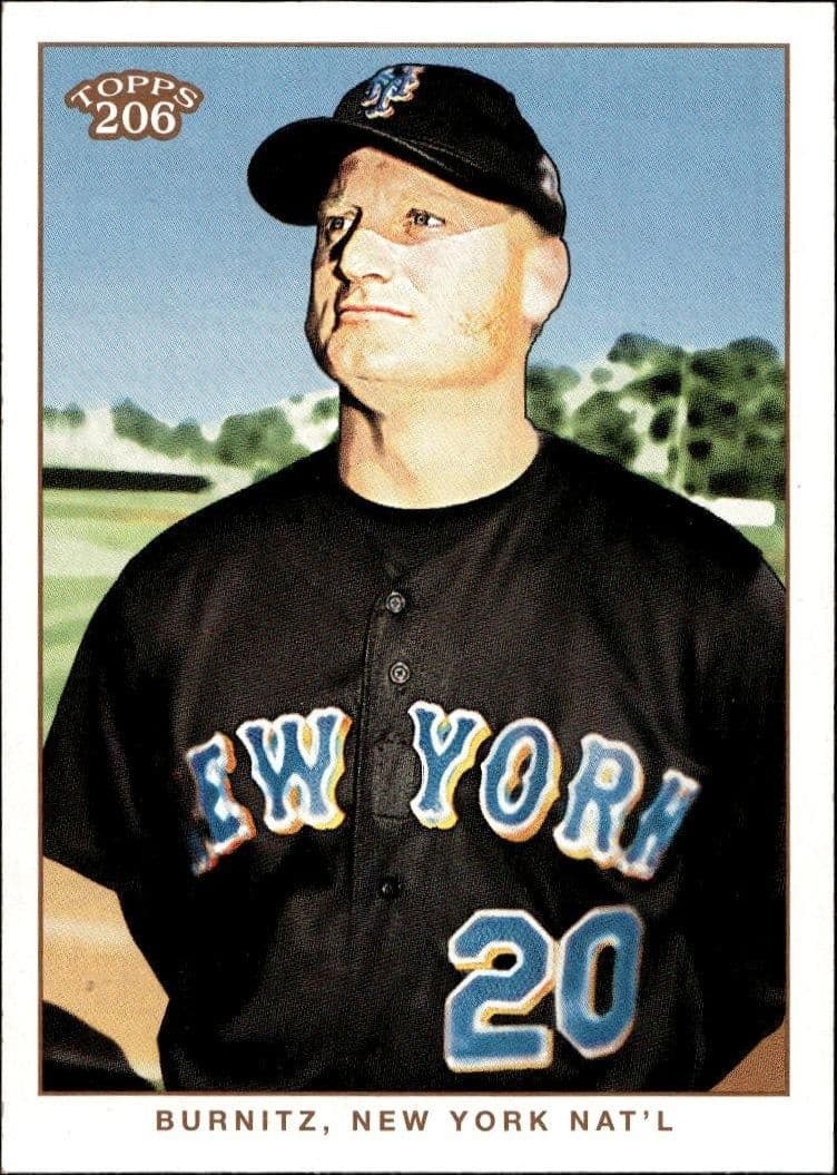 2002 Topps T206 Jeromy Burnitz #260 trading card