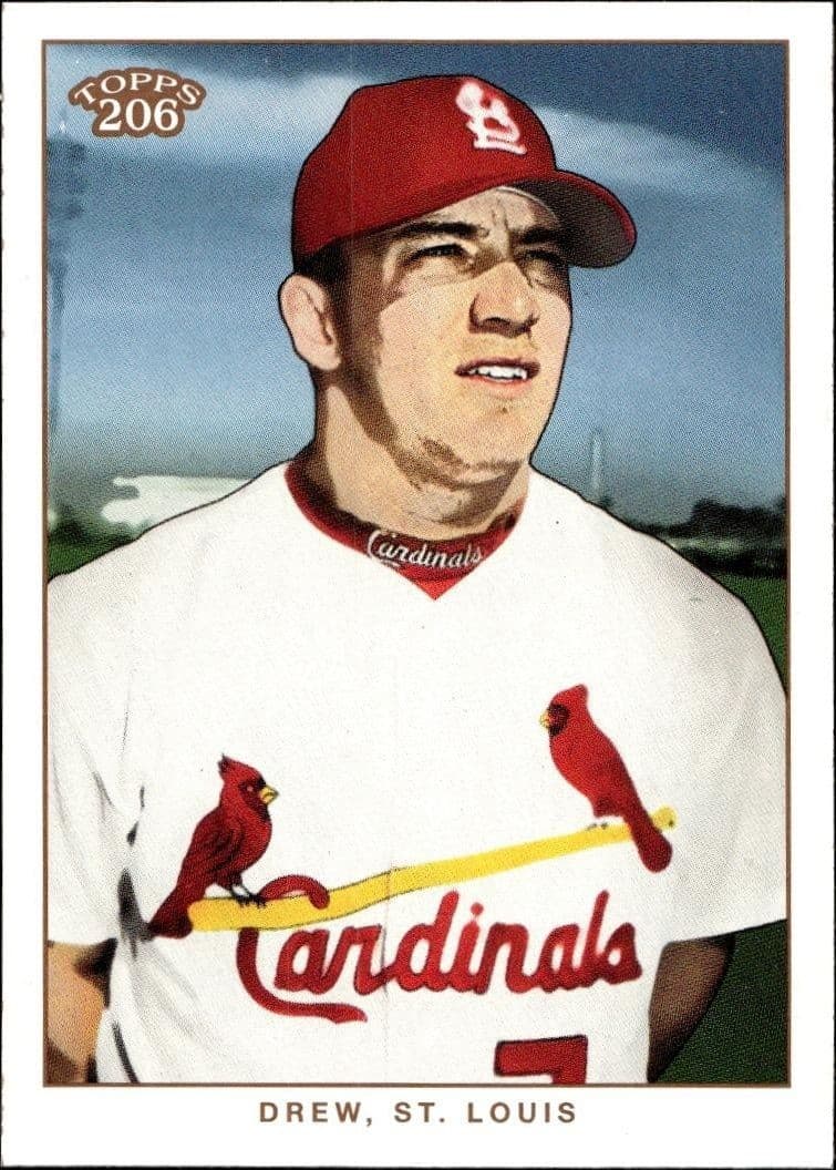 2002 Topps T206 J.D. Drew #202 trading card