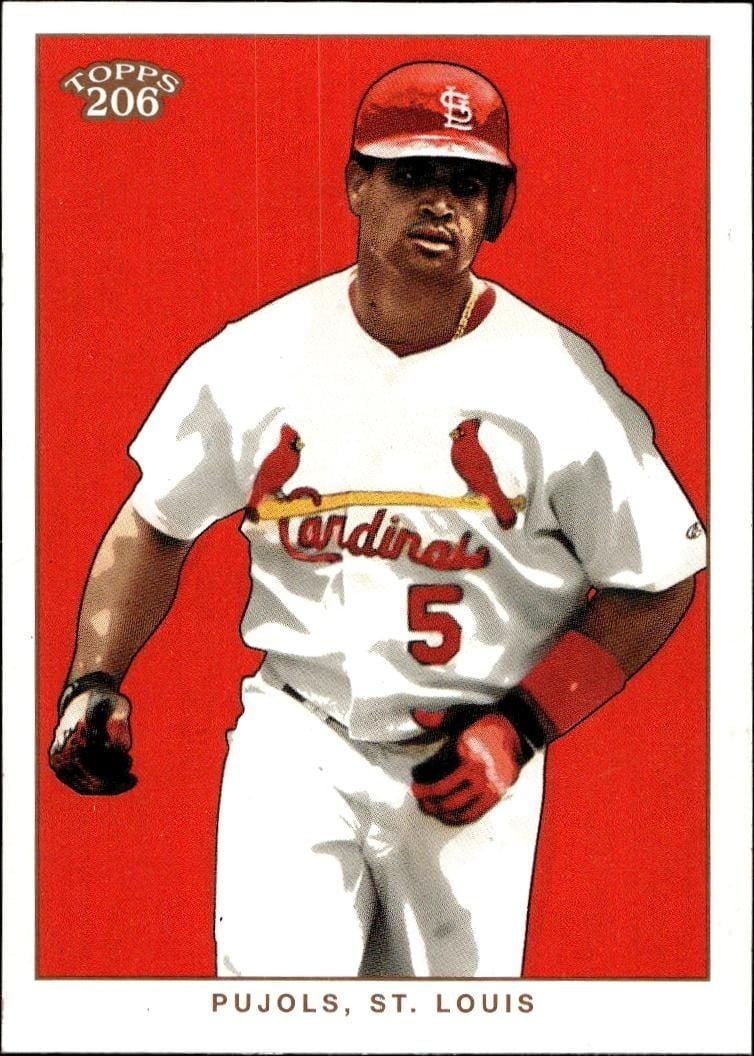 Albert Pujols 2002 Topps 206 Albert Pujols #200 baseball trading card front