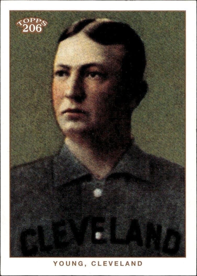Cy Young 2002 Topps 206 Cy Young #306 baseball trading card front