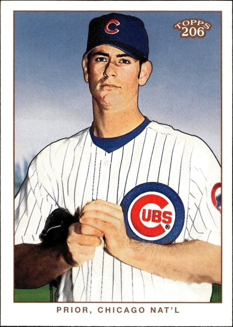 Mark Prior 2002 Topps 206 Mark Prior #262 baseball trading card front