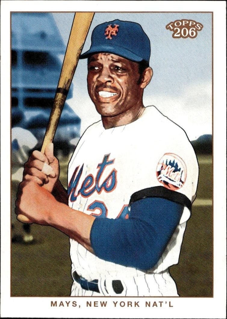 2002 Topps T206 Willie Mays #295 trading card
