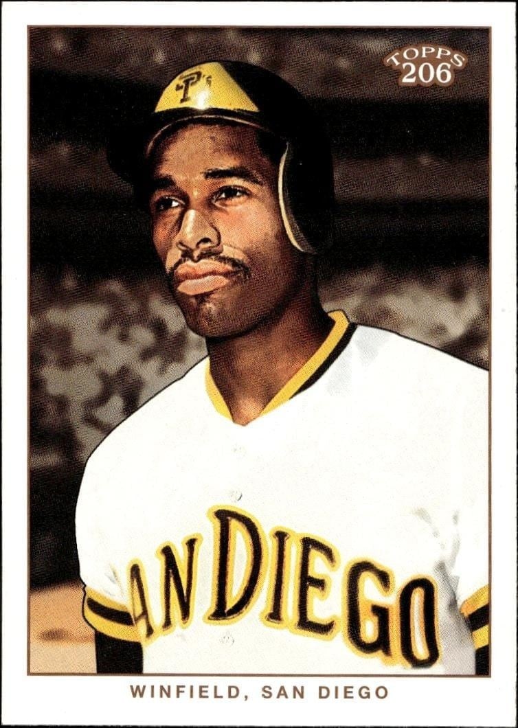 Dave Winfield 2002 Topps 206 Dave Winfield #294 baseball trading card front
