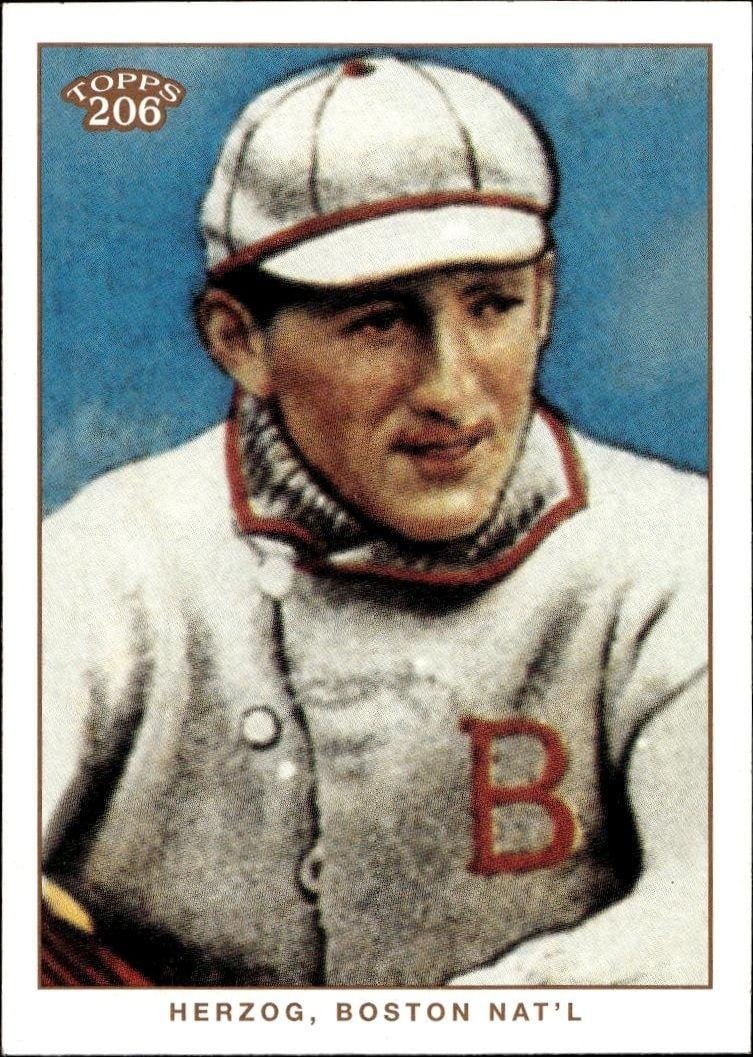Buck Herzog 2002 Topps 206 Buck Herzog #304 baseball trading card front