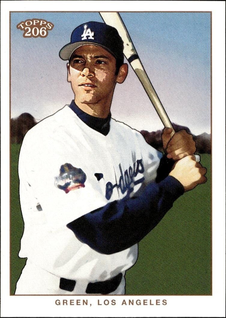 Shawn Green 2002 Topps 206 Shawn Green #218 baseball trading card front