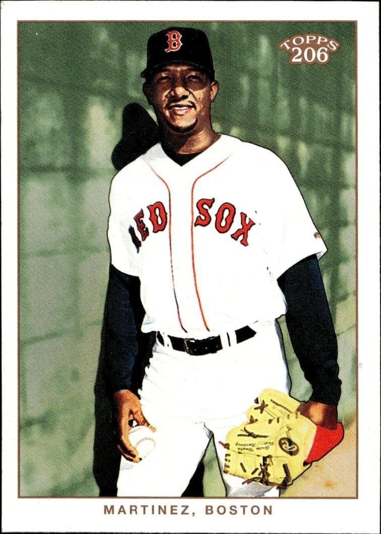Pedro Martinez 2002 Topps 206 Pedro Martinez #233 baseball trading card front