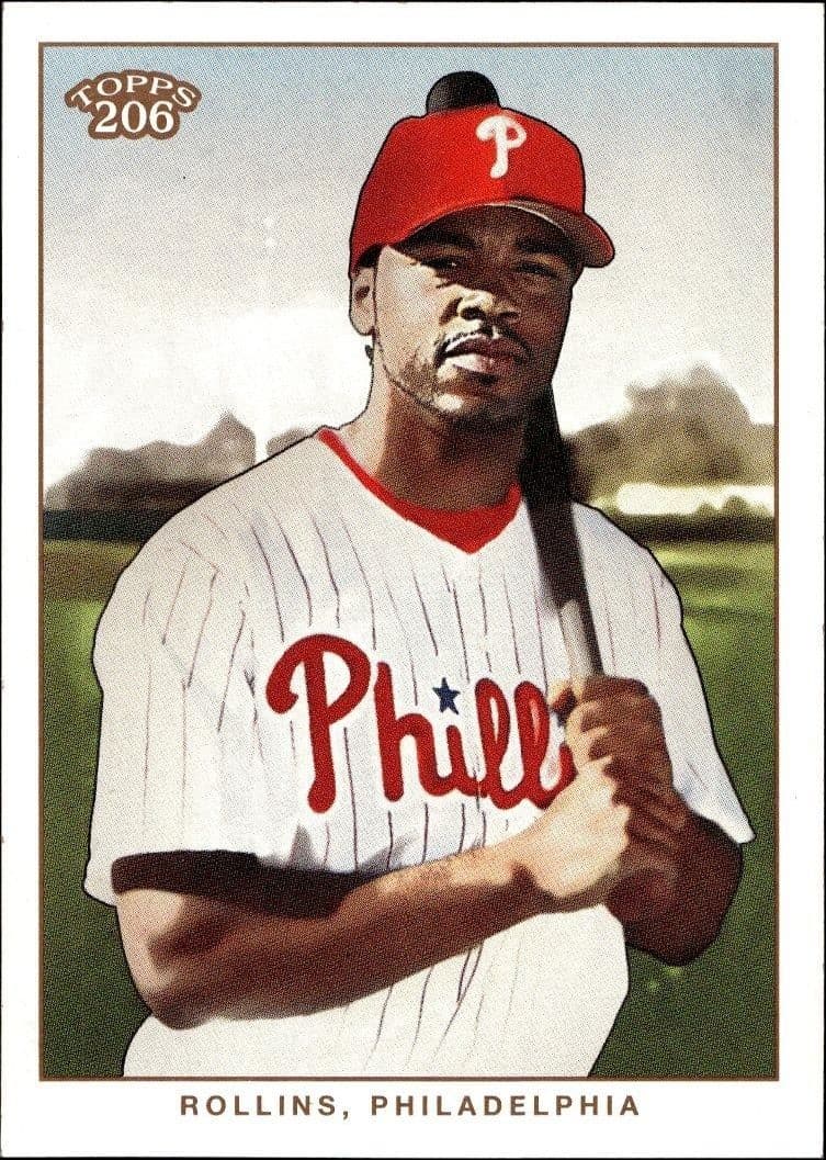 2002 Topps T206 Jimmy Rollins #216 trading card