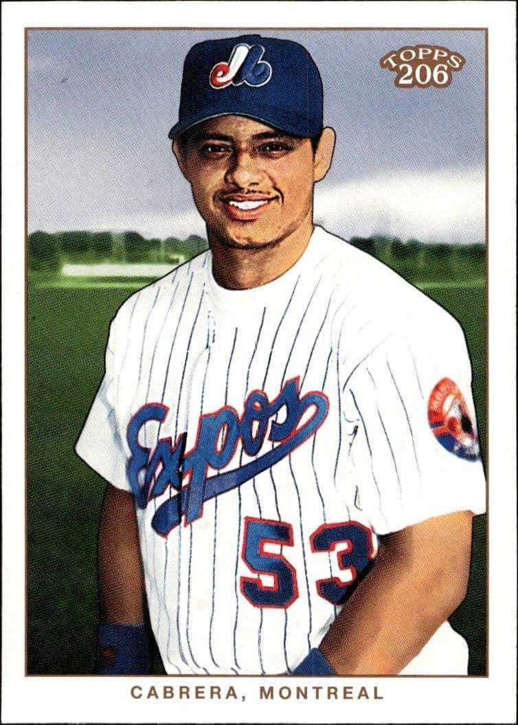 2002 Topps T206 Orlando Cabrera #211 trading card