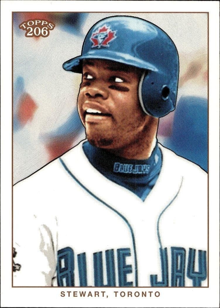 Shannon Stewart 2002 Topps 206 Shannon Stewart #120 baseball trading card front