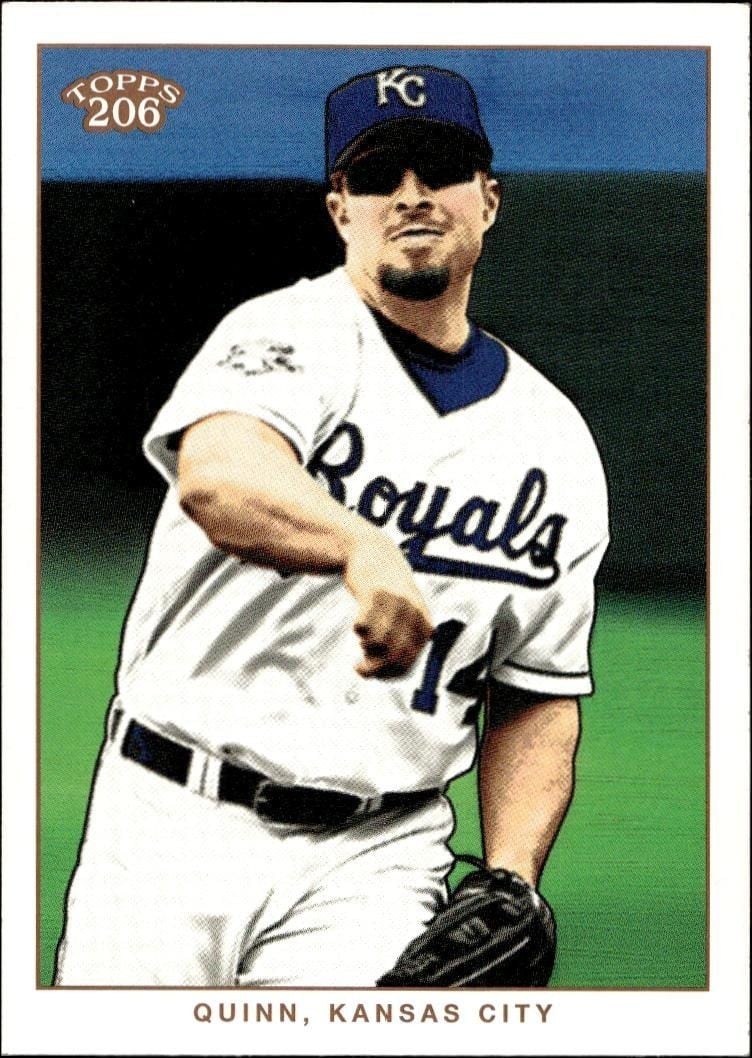 Mark Quinn 2002 Topps 206 Mark Quinn #117 baseball trading card front