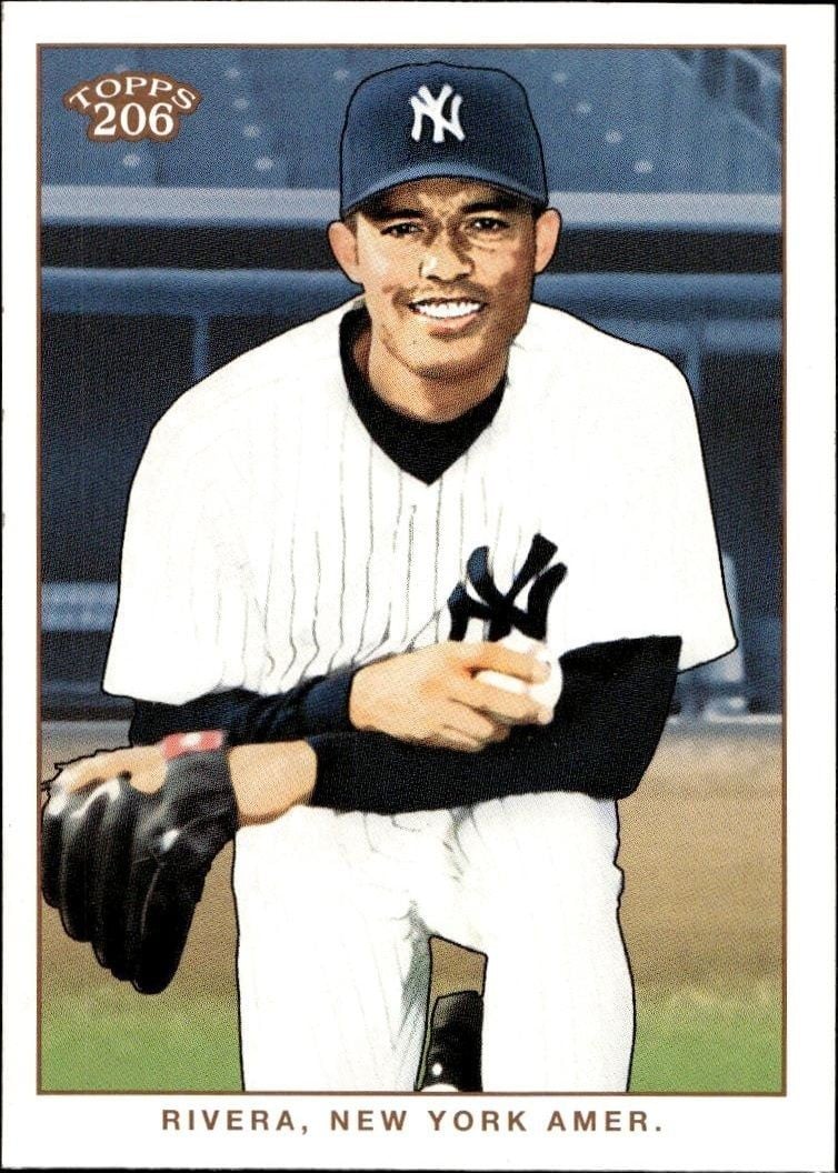 Mariano Rivera 2002 Topps 206 Mariano Rivera #215 baseball trading card front