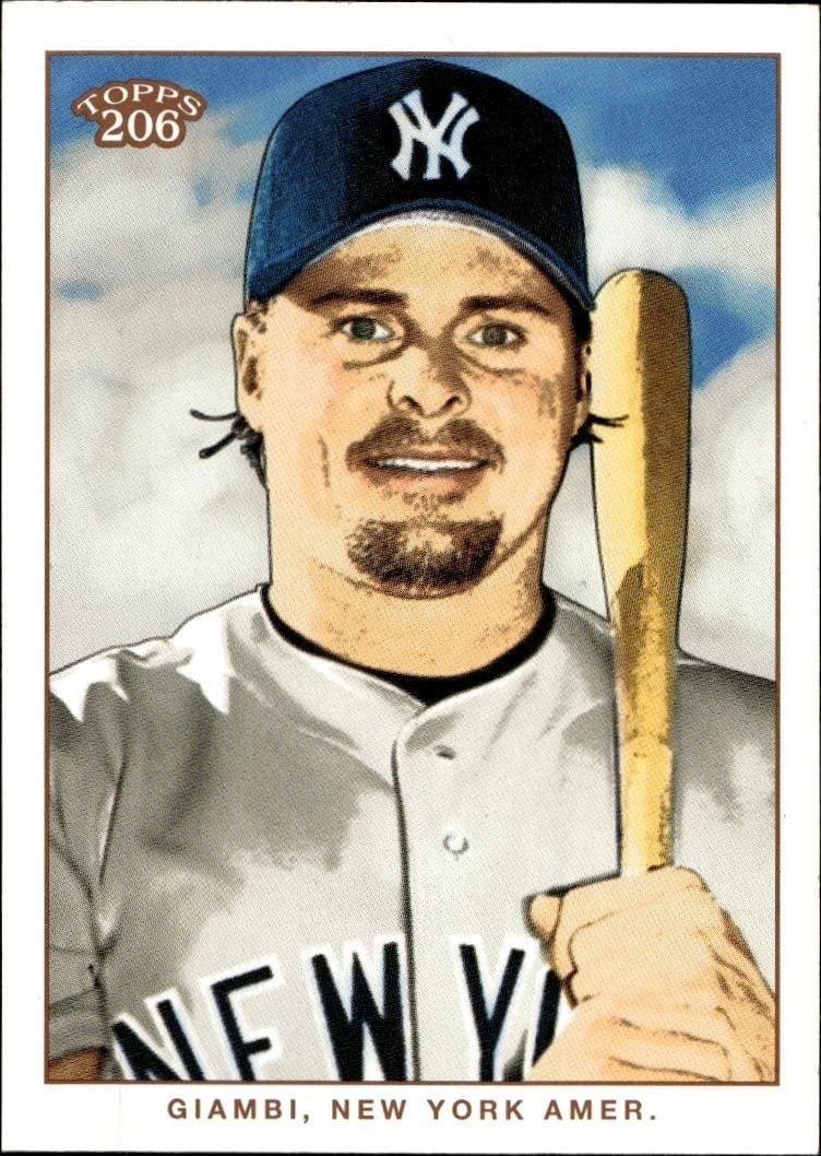 Jason Giambi 2002 Topps 206 Jason Giambi #112 baseball trading card front