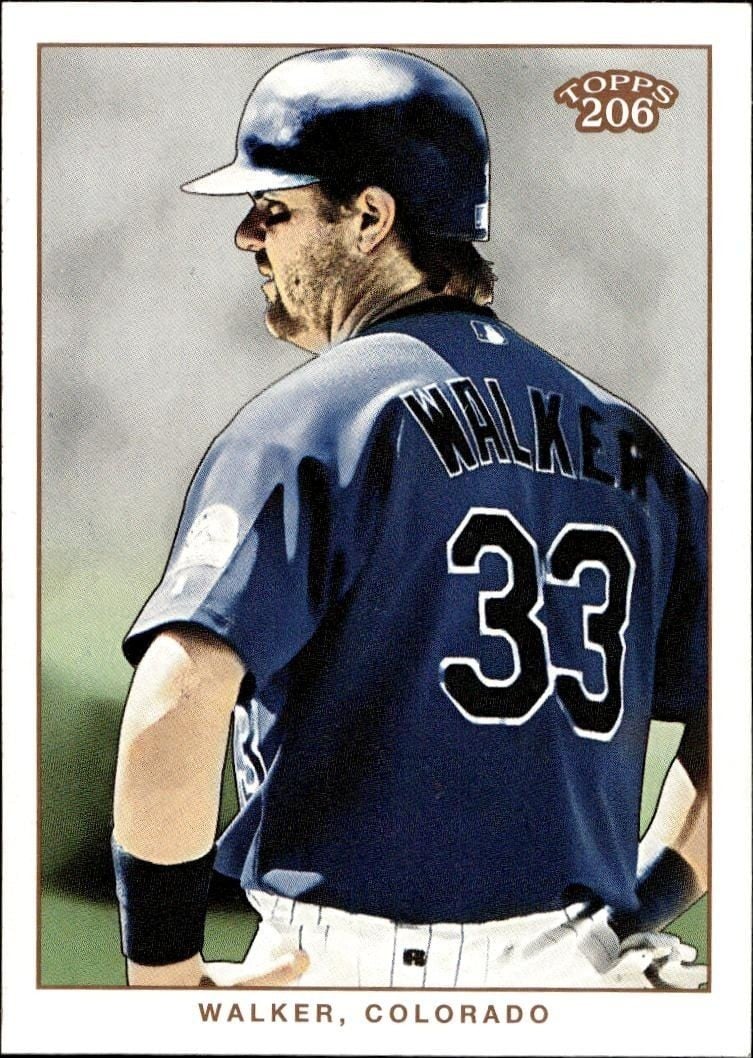 2002 Topps T206 Larry Walker #227 trading card