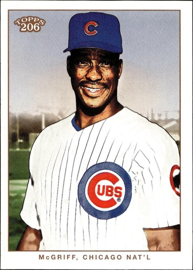 Fred McGriff 2002 Topps 206 Fred McGriff #224 baseball trading card front