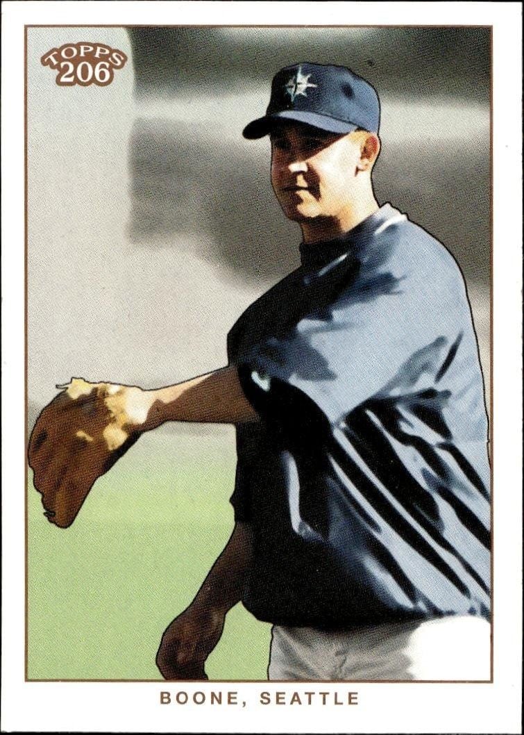 Bret Boone 2002 Topps 206 Bret Boone #220 baseball trading card front