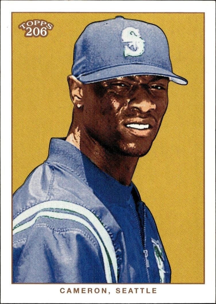 Mike Cameron 2002 Topps 206 Mike Cameron #90 baseball trading card front