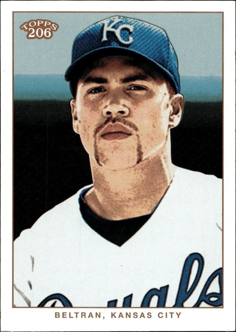 Carlos Beltran 2002 Topps 206 Carlos Beltran #89 baseball trading card front
