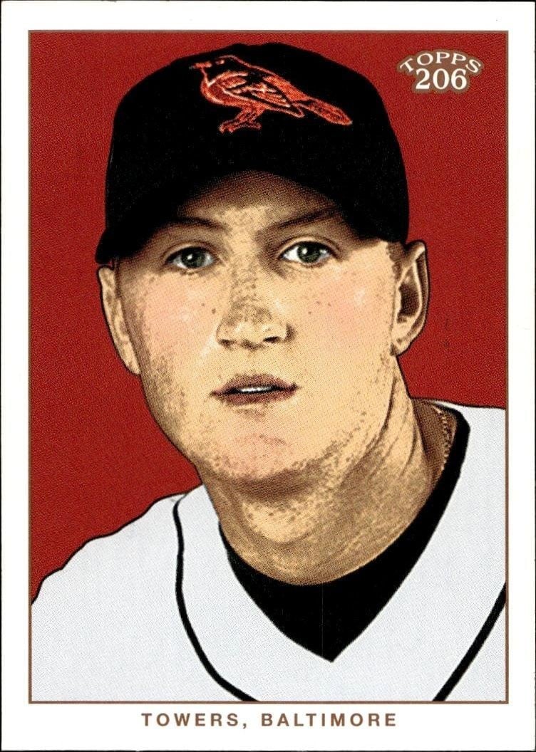 Josh Towers 2002 Topps 206 Josh Towers #87 baseball trading card front