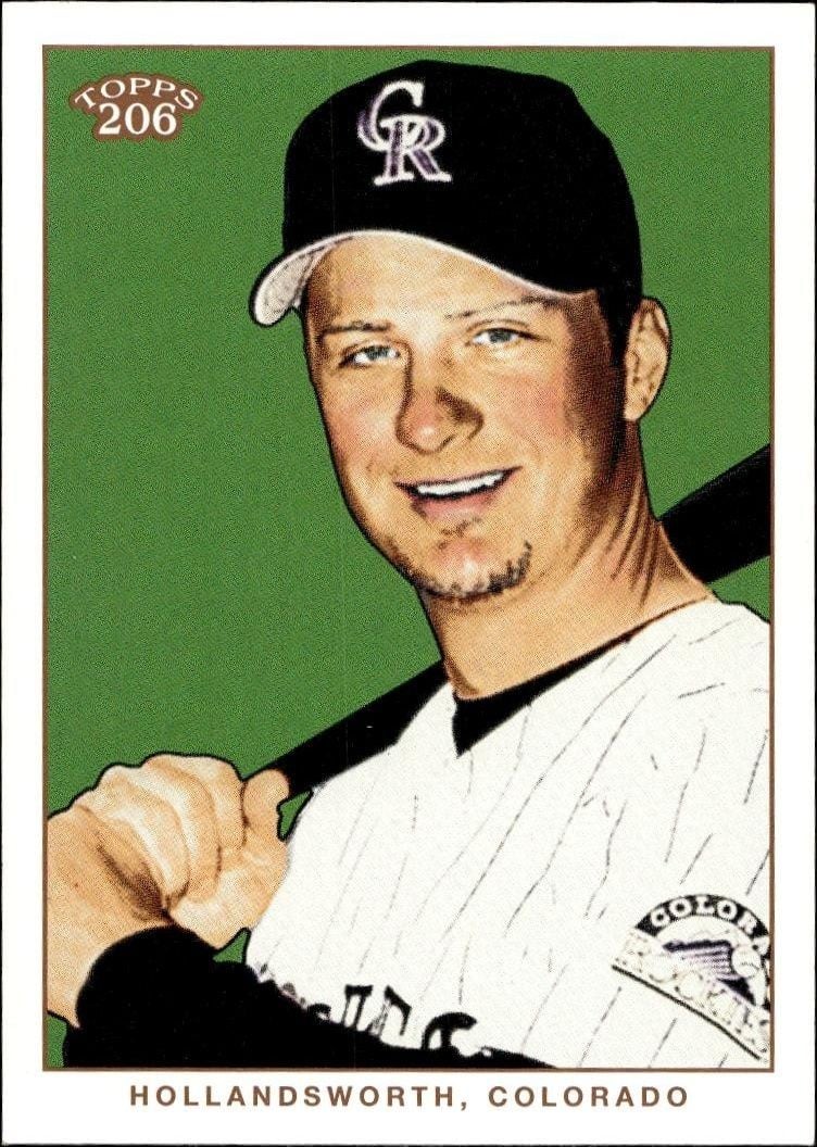 Todd Hollandsworth 2002 Topps 206 Todd Hollandsworth #77 baseball trading card front