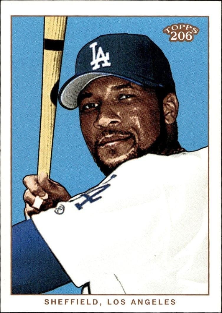 2002 Topps T206 Gary Sheffield #76 trading card