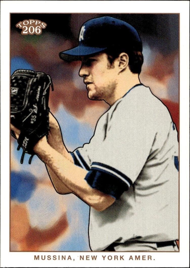 2002 Topps T206 Mike Mussina #67 trading card