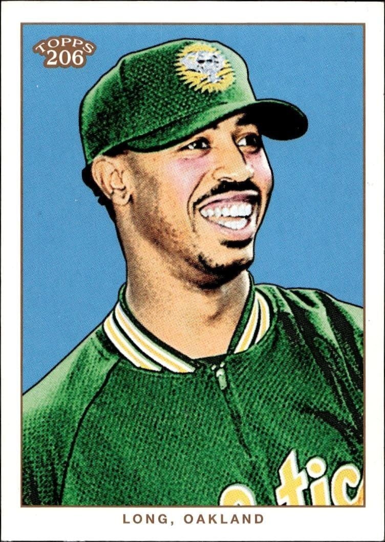Terrence Long 2002 Topps 206 Terrence Long #56 baseball trading card front
