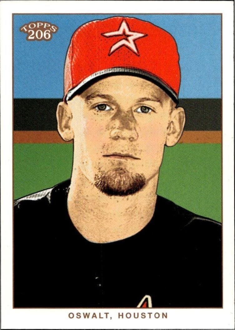 Roy Oswalt 2002 Topps 206 Roy Oswalt #104 baseball trading card front