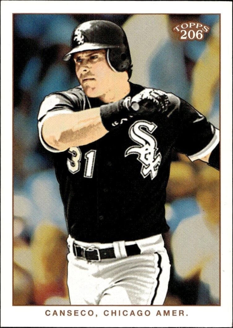 Jose Canseco 2002 Topps 206 Jose Canseco #96 baseball trading card front