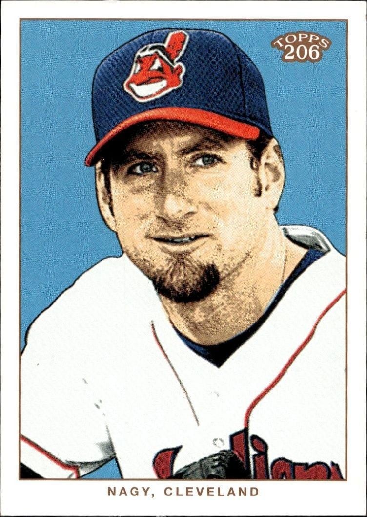Charles Nagy 2002 Topps 206 Charles Nagy #46 baseball trading card front