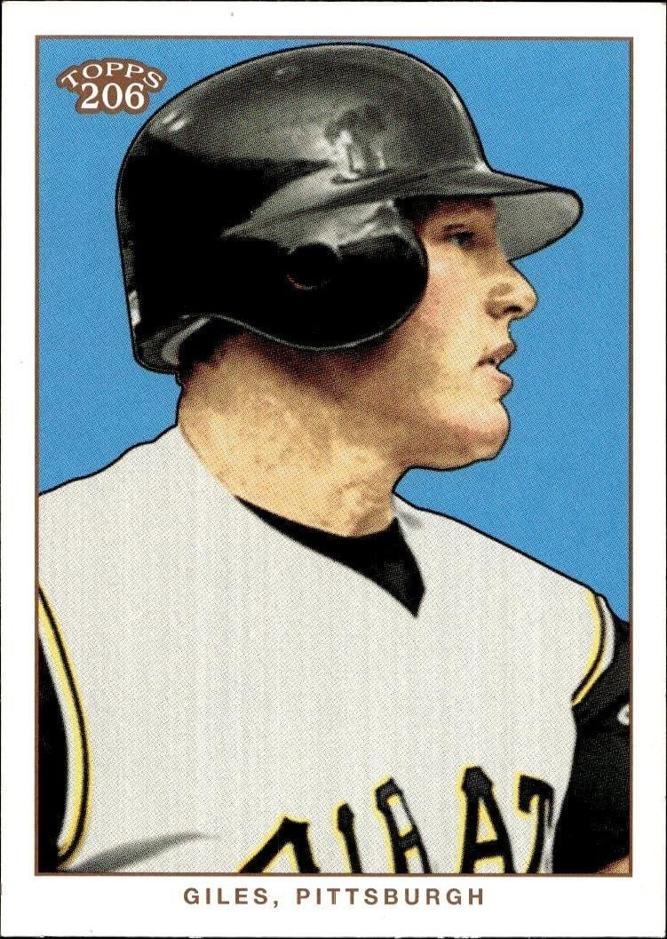 Brian Giles 2002 Topps 206 Brian Giles #44 baseball trading card front