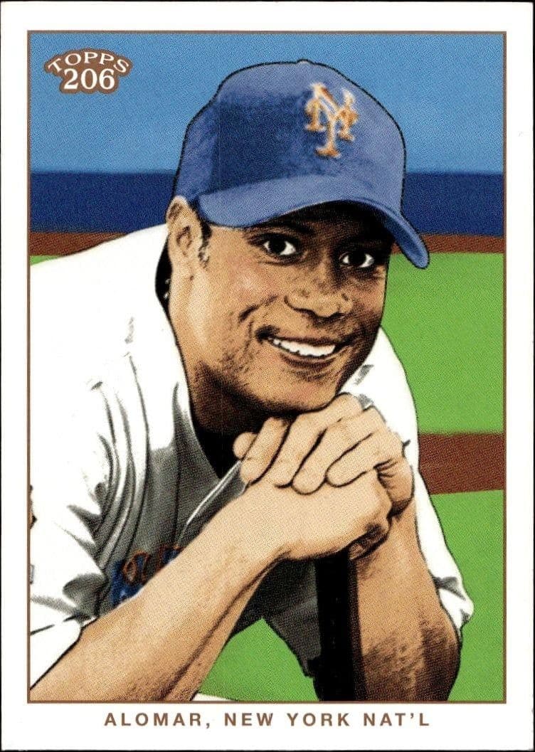 2002 Topps T206 Roberto Alomar #37 trading card