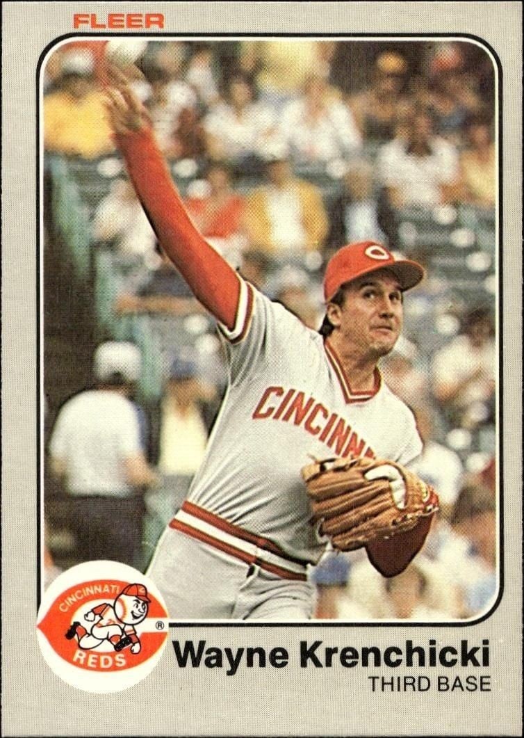 Wayne Krenchicki 1983 Fleer Wayne Krenchicki #594 baseball trading card front