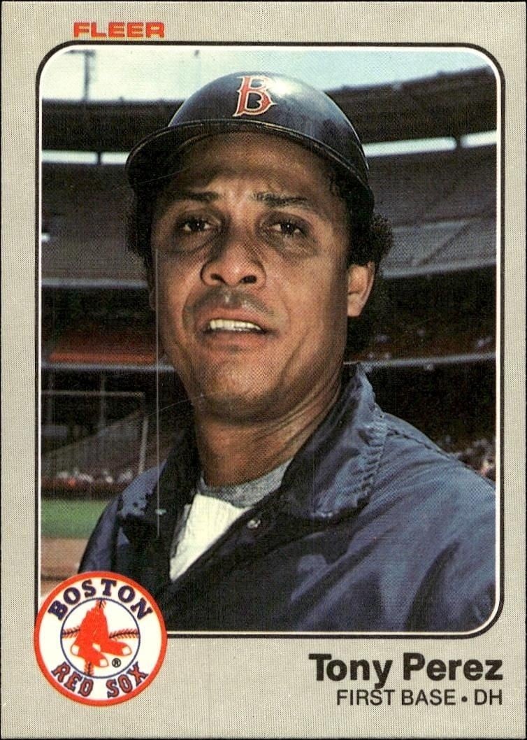 Tony Perez 1983 Fleer Tony Perez #191 baseball trading card front