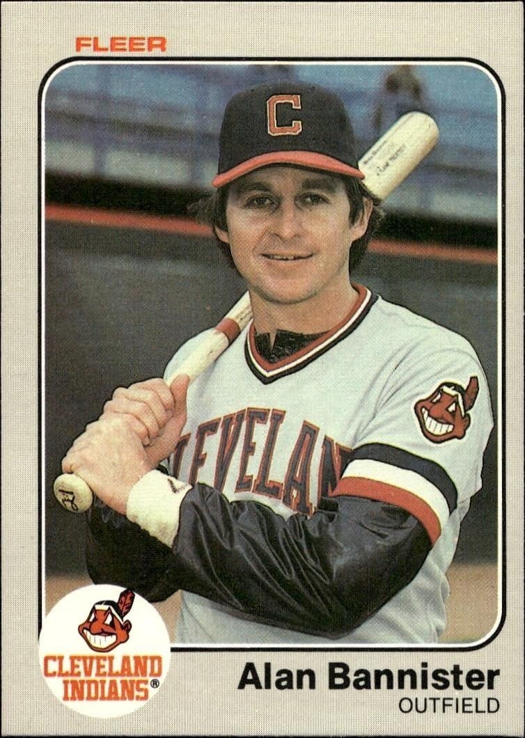 Alan Bannister 1983 Fleer Alan Bannister #401 baseball trading card front