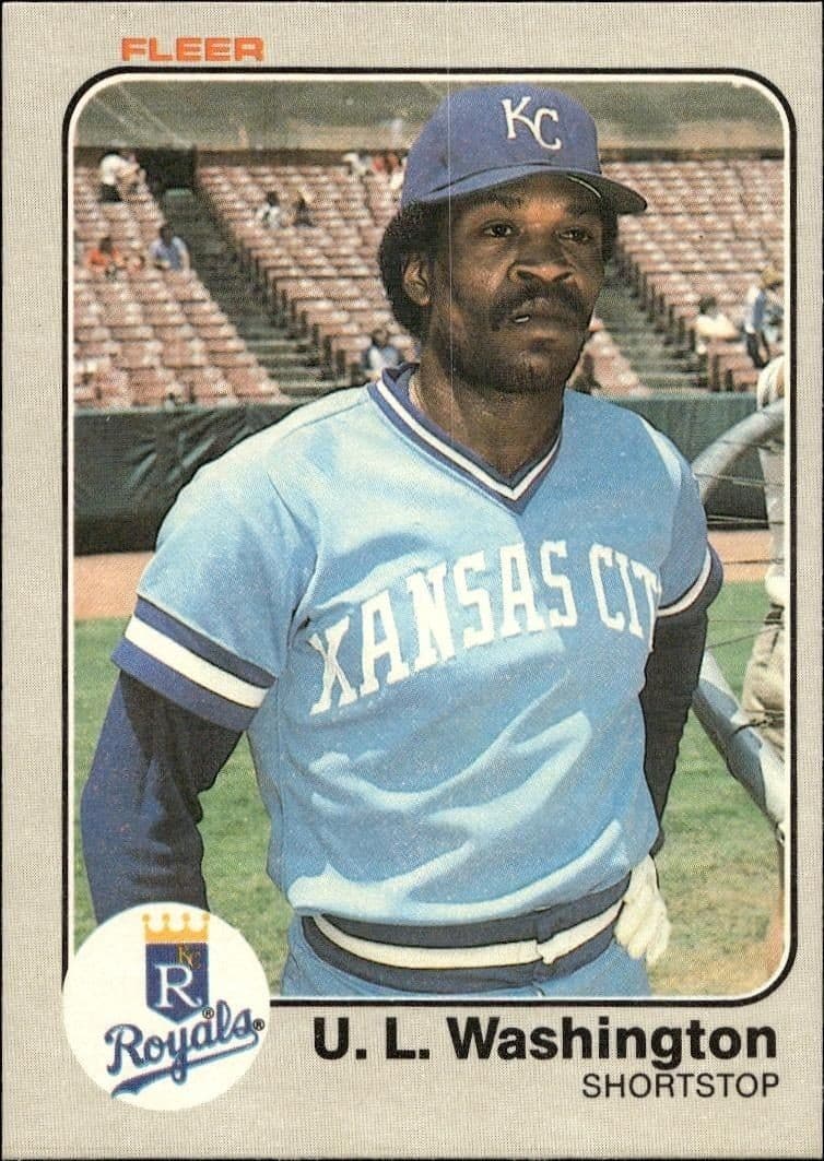 1983 Fleer U.L. Washington #125 trading card
