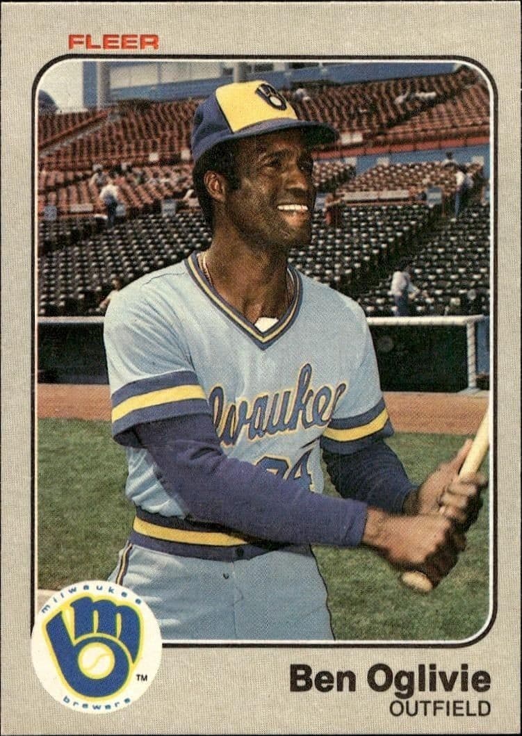 1983 Fleer Ben Oglivie #43 trading card