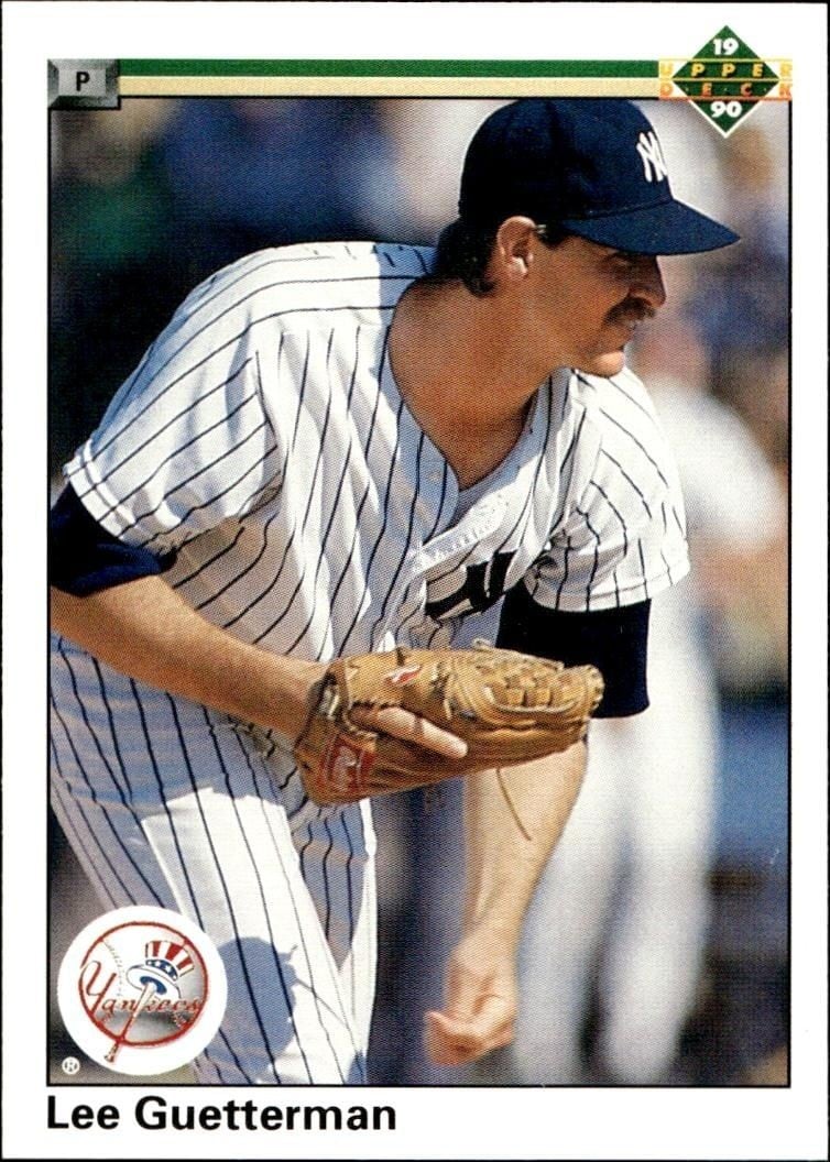 1990 Upper-Deck Lee Guetterman #318 trading card