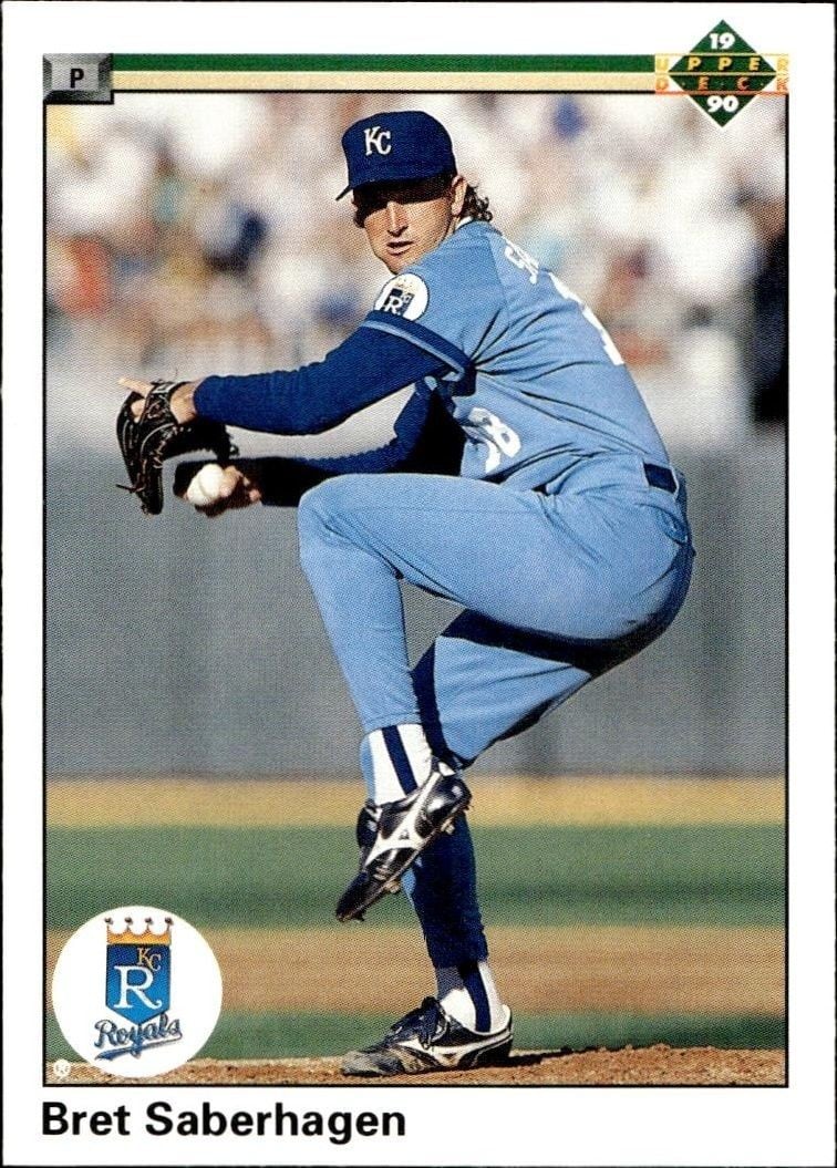Bret Saberhagen 1990 Upper Deck Bret Saberhagen #326 baseball trading card front
