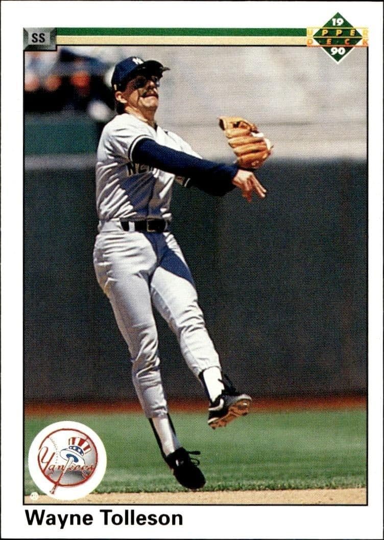1990 Upper-Deck Wayne Tolleson #320 trading card