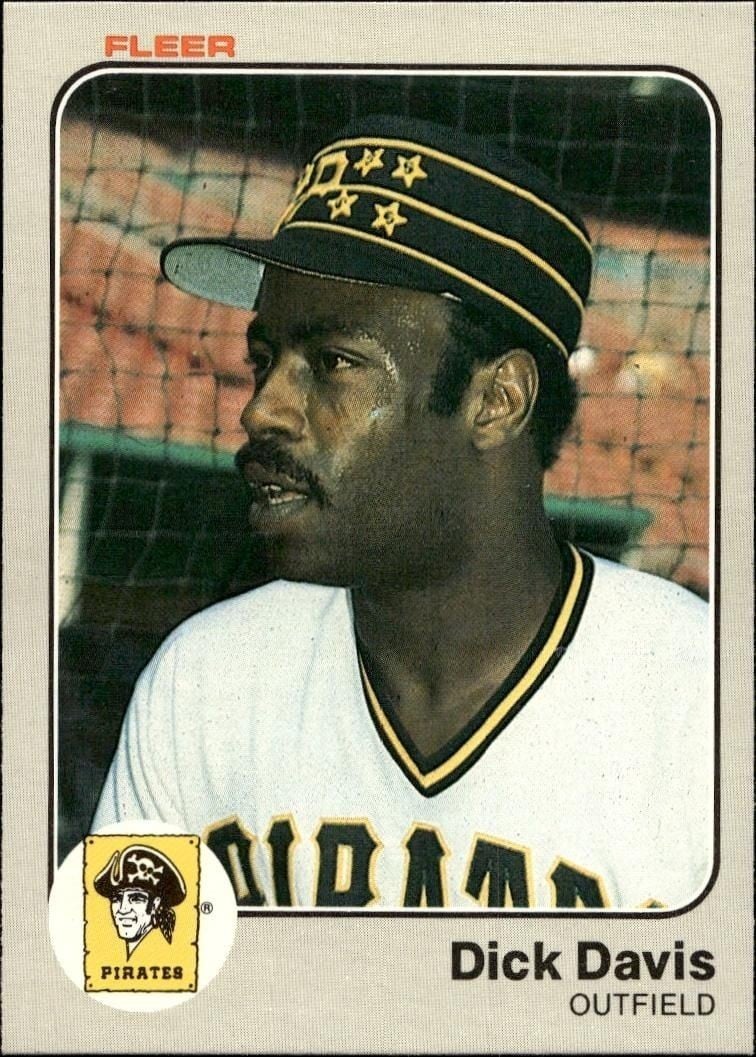 Dick Davis 1983 Fleer Dick Davis #305 baseball trading card front