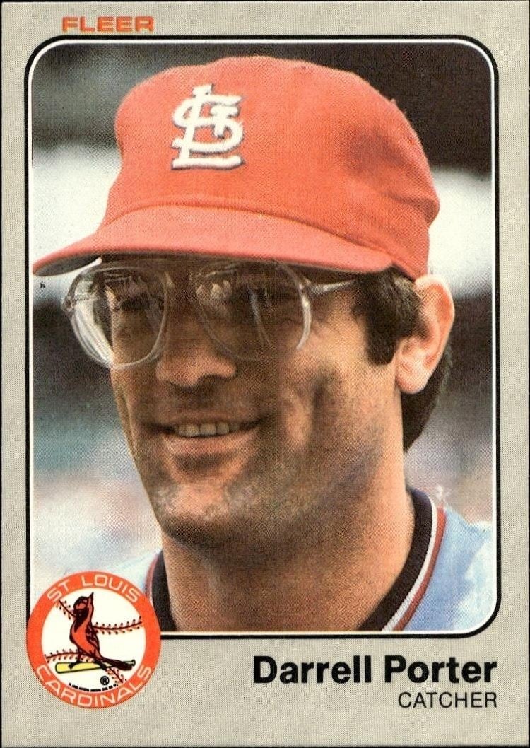 1983 Fleer Darrell Porter #18 trading card
