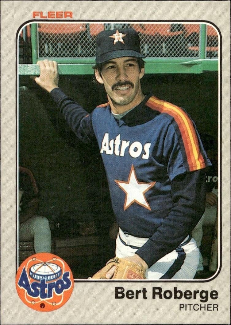 Bert Roberge 1983 Fleer Bert Roberge #461 baseball trading card front