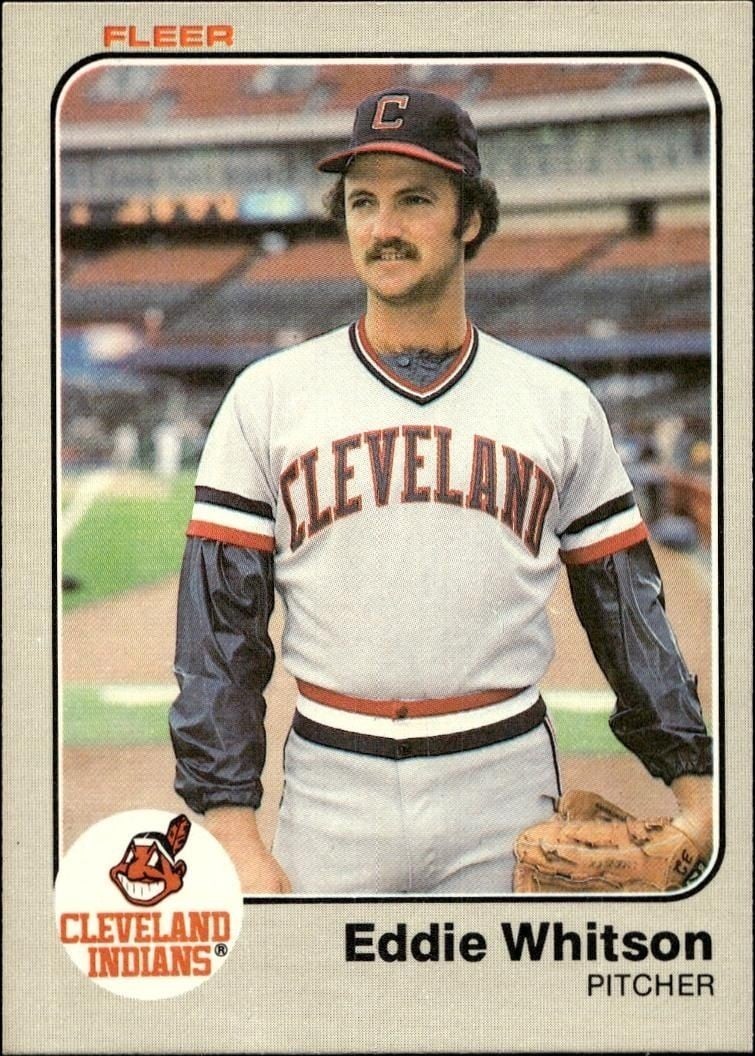 Eddie Whitson 1983 Fleer Eddie Whitson #423 baseball trading card front