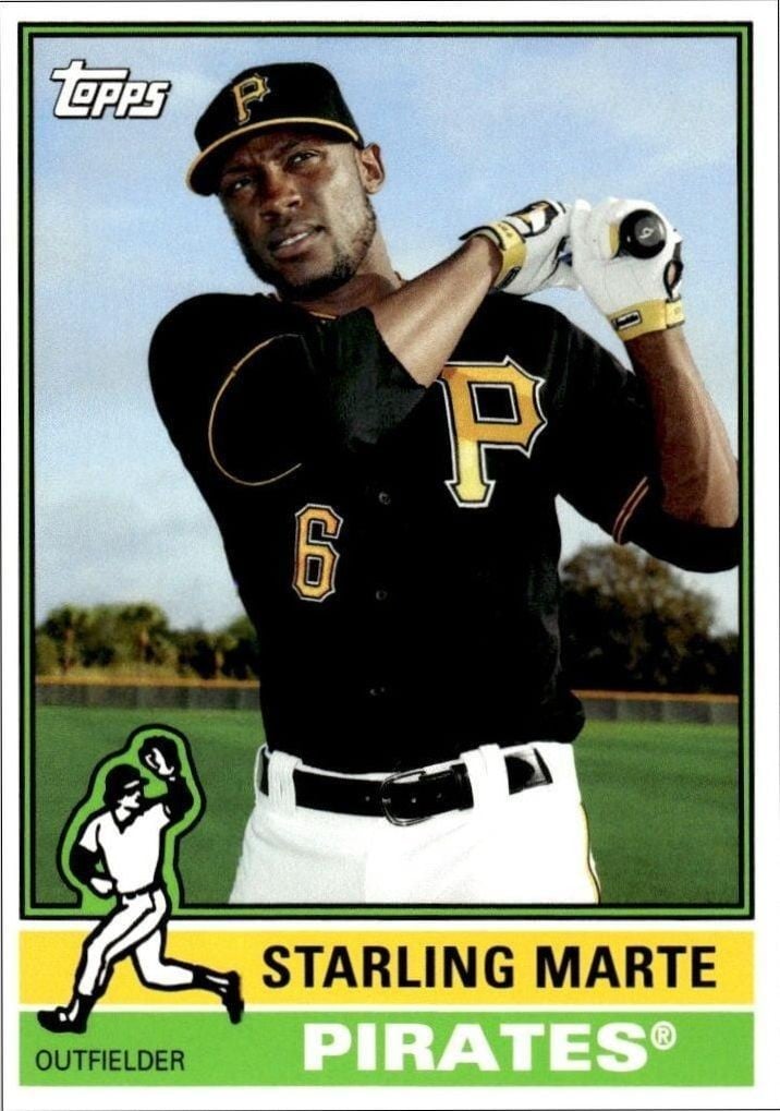 Starling Marte 2015 Topps Archives Starling Marte #111 baseball trading card front
