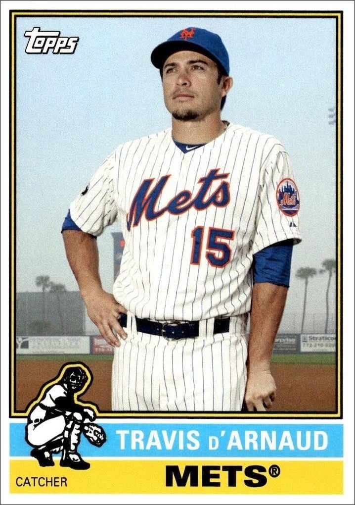 2015 Topps Archives Travis d'Arnaud #156 trading card